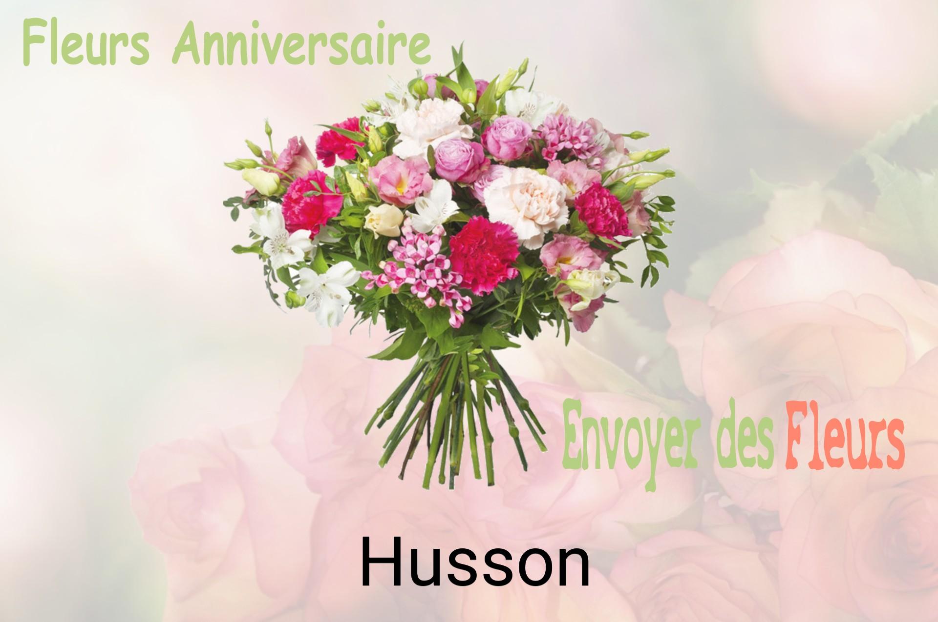 Bouquet de fleurs d’anniversaire livré à Husson